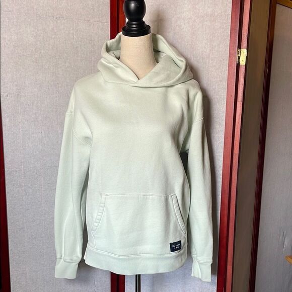 Abercrombie & Fitch Mint Green Fleece Lined Relaxed Fit Hoodie (Size: Small) - Picture 5 of 11